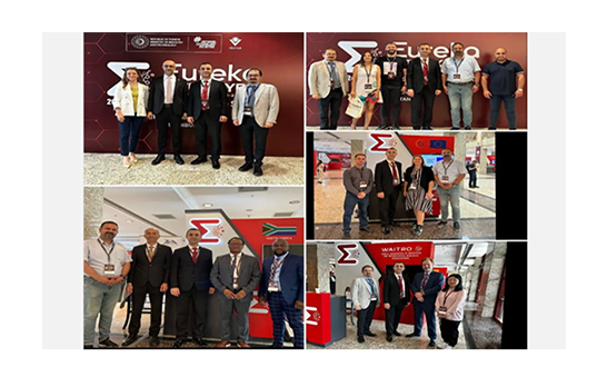 TÜYAFED Yönetimi, TÜBİTAK Eureka Zirvesi'nde projeleriyle birlikte yerini almıştır.