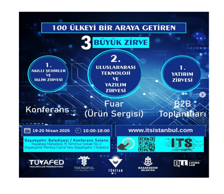TÜYAFED (ITS İstanbul)olarak 19-20 Nisan 2025 tarihinde 3. BÜYÜK ZİRVEMİZ gerçekleşecektir.