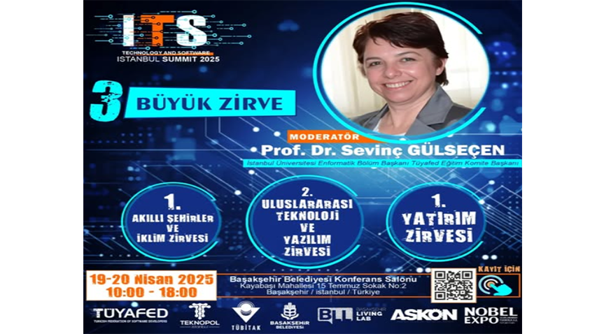 3.Büyük Zirve Konuşmacı:  Prof. Dr. Sevinç GÜLSEÇEN