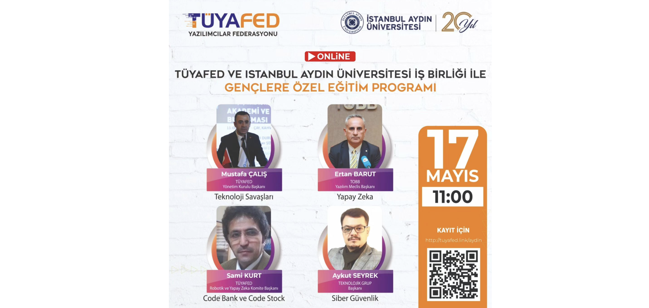 TÜYAFED &amp; İstanbul Aydın Üniversitesi Öğrencileri İçin Teknoloji Etkinliği