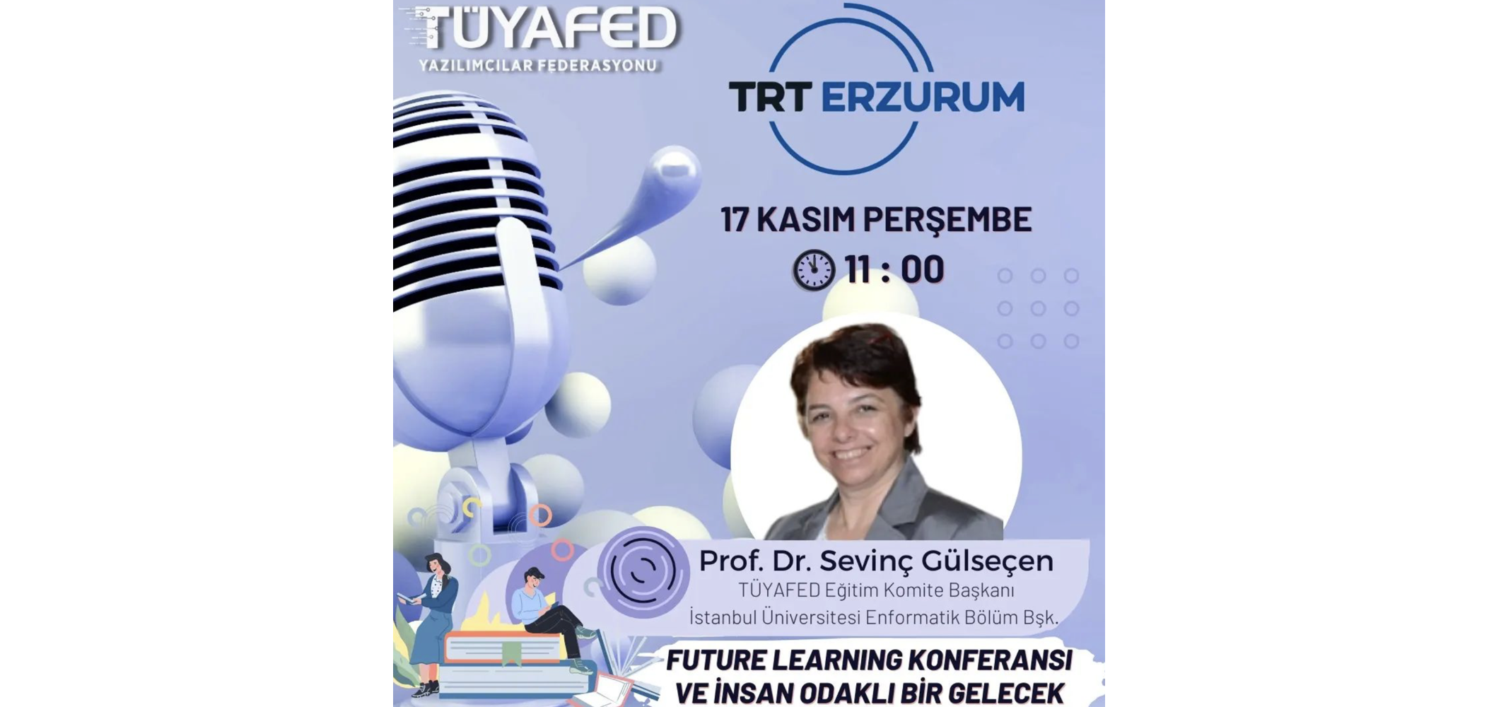 Prof. Dr. Sevinç Gülseçen Live on TRT Erzurum Radio
