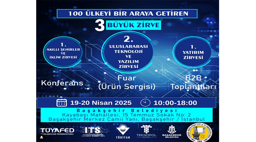 Uluslararası Teknoloji ve Yazılım Zirvesi Bu Yıl Başakşehir'de!