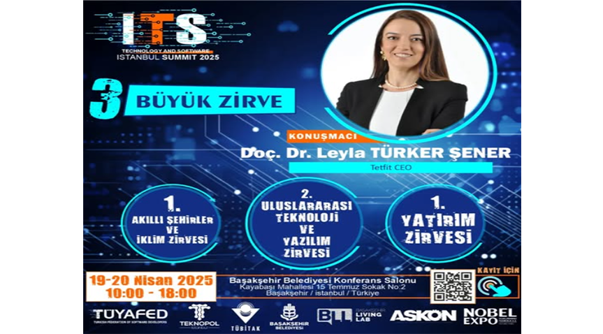 3.Büyük Zirve Konuşmacı: Doç. Dr. Leyla TÜRKER ŞENER