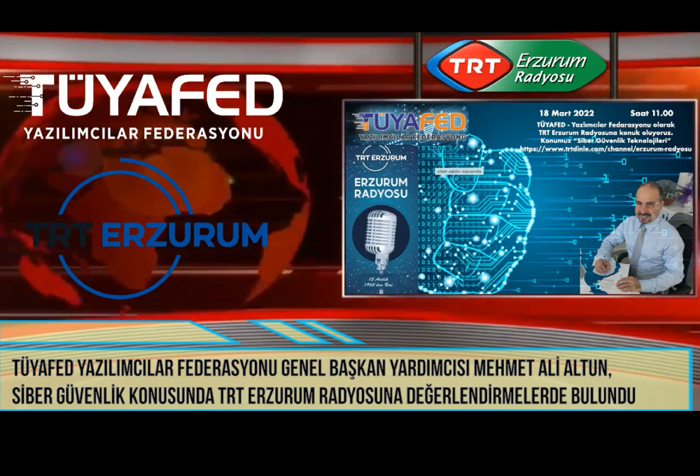 CYBER SECURITY WORKSHOP TALKED AT TRT ERZURUM RADIO